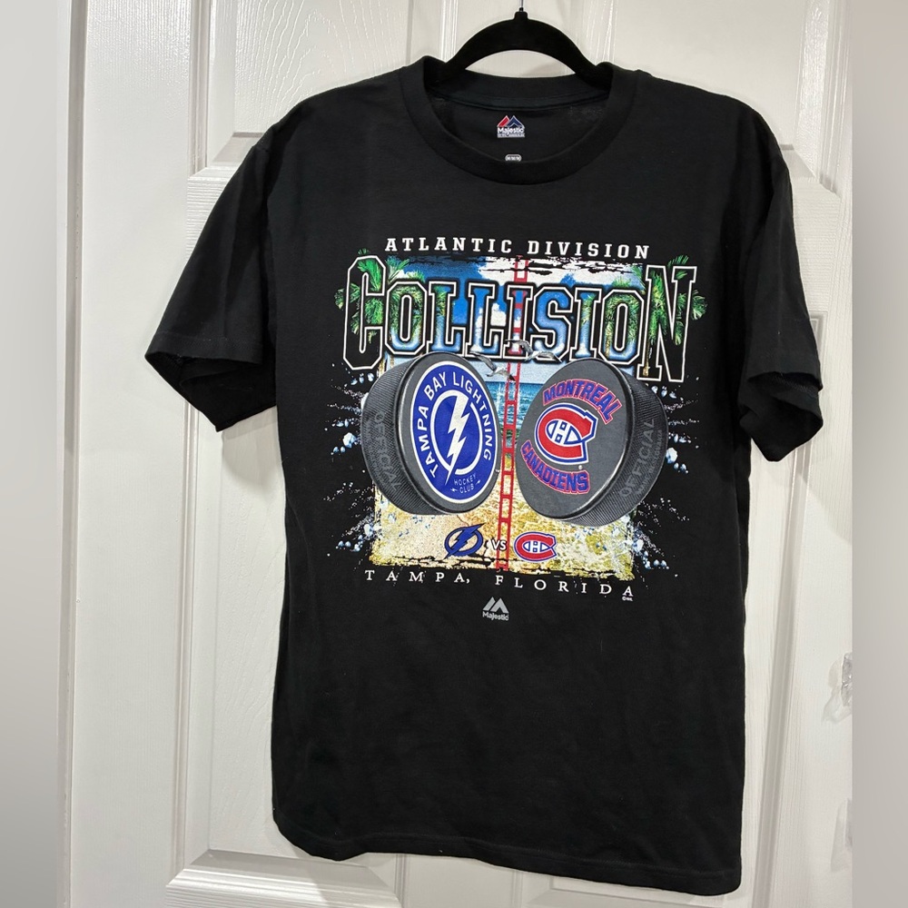 [m] NHL Lightning vs Canadiens Graphic T-Shirt Men’s Medium